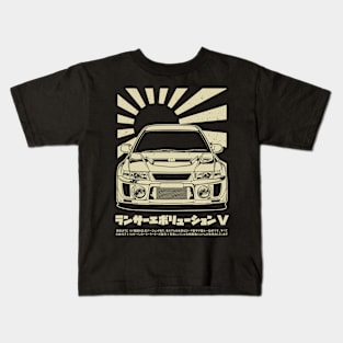 Mitsubishi lancer evolution V Kids T-Shirt